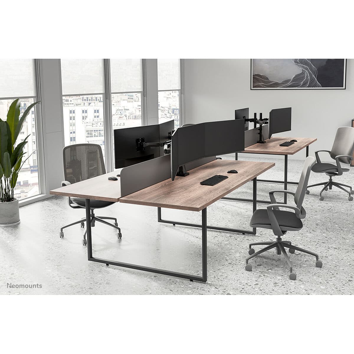 Suport de Masă pentru Ecran Neomounts DS60-600BL3 10" 27" - Image 17