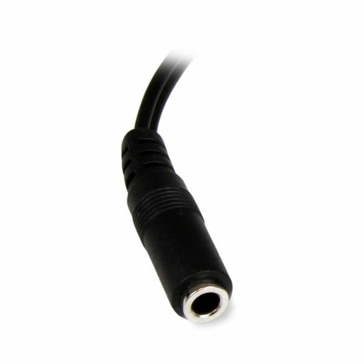 Ljudkabel Jack (3,5 mm) till 2 RCA Startech MUFMRCA              Svart 0,15 m - Image 3