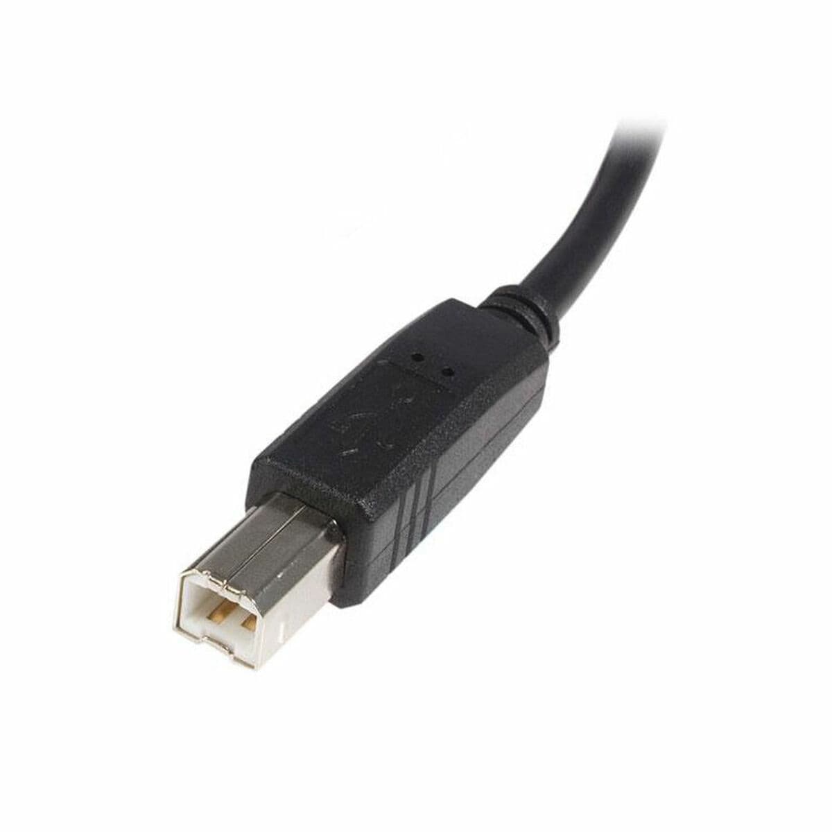 USB A - USB B Kábel Startech USB2HAB1M            Fekete - Image 2