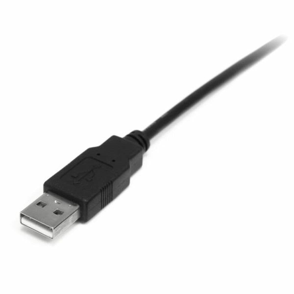 Câble USB A vers USB B Startech USB2HABM1M           Noir - Image 3
