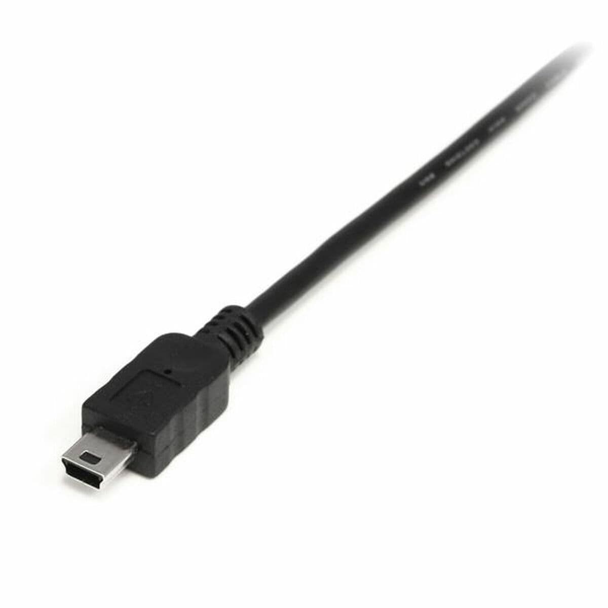 Câble USB A vers USB B Startech USB2HABM1M           Noir - Image 2