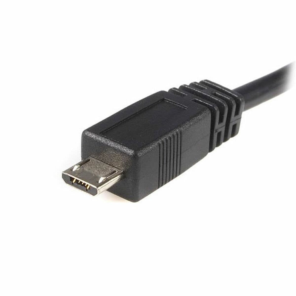 Câble Micro USB Startech UUSBHAUB3M           USB A Micro USB B Noir - Image 2