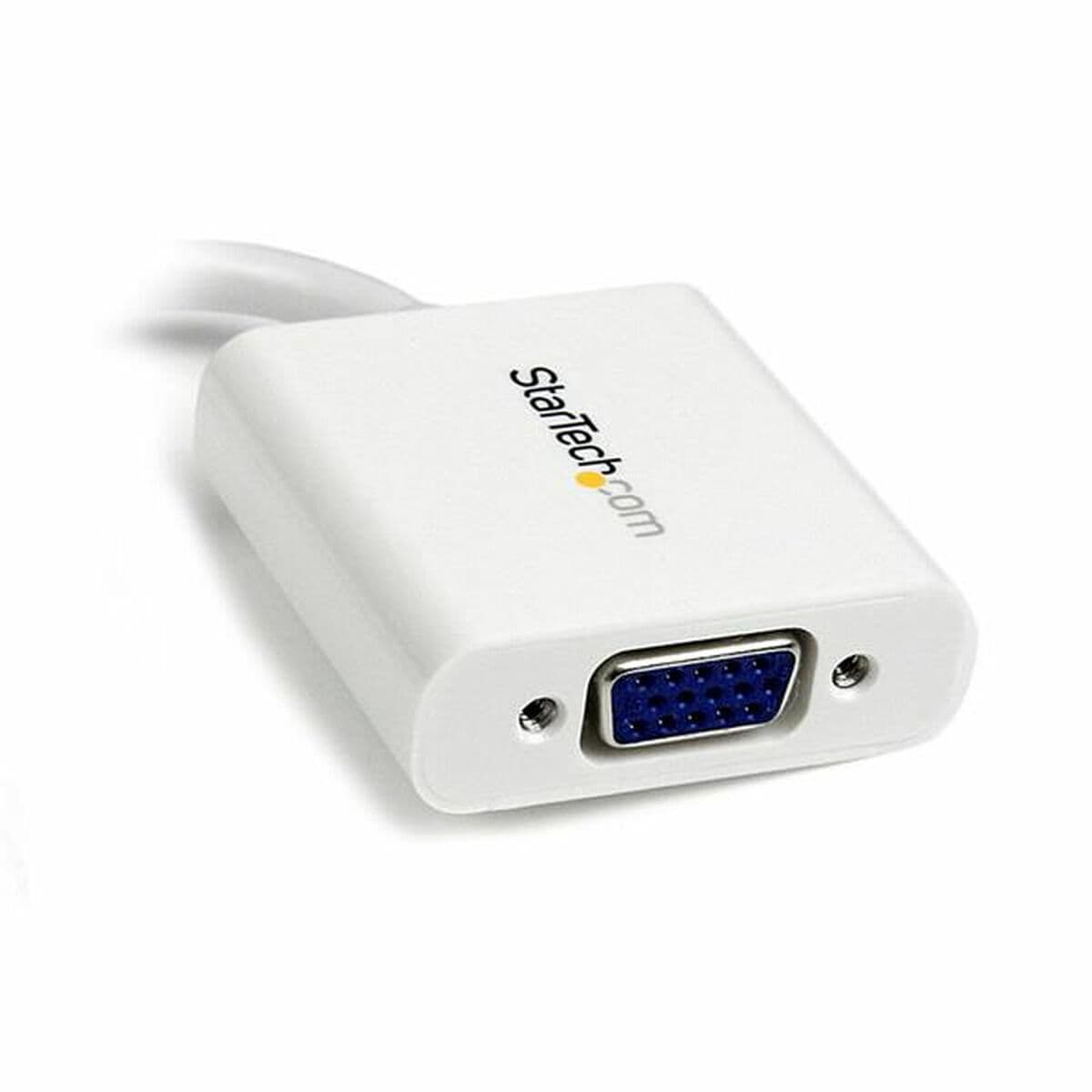 Adaptateur Mini DisplayPort vers VGA Startech MDP2VGAW Blanc Noir 0,12 m - Image 2