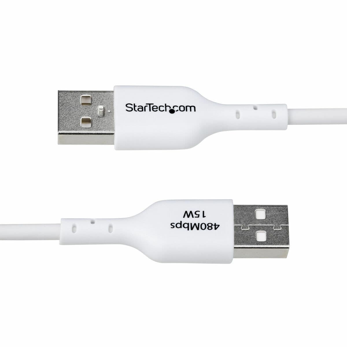 Câble USB Startech USB2AC1MNCWHE Blanc 1 m - Image 4