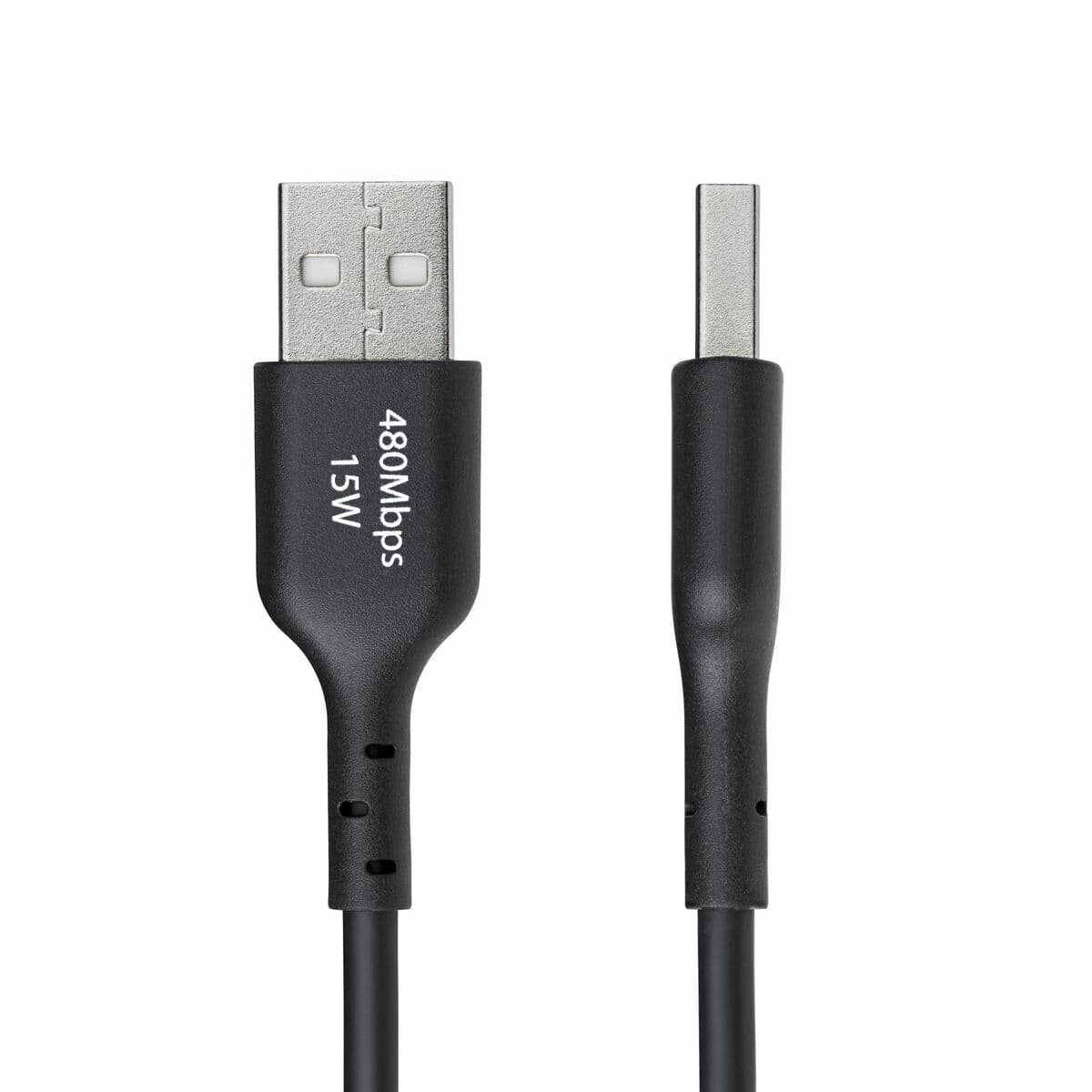 Câble USB Startech USB2AC2MNC Noir 2 m - Image 2