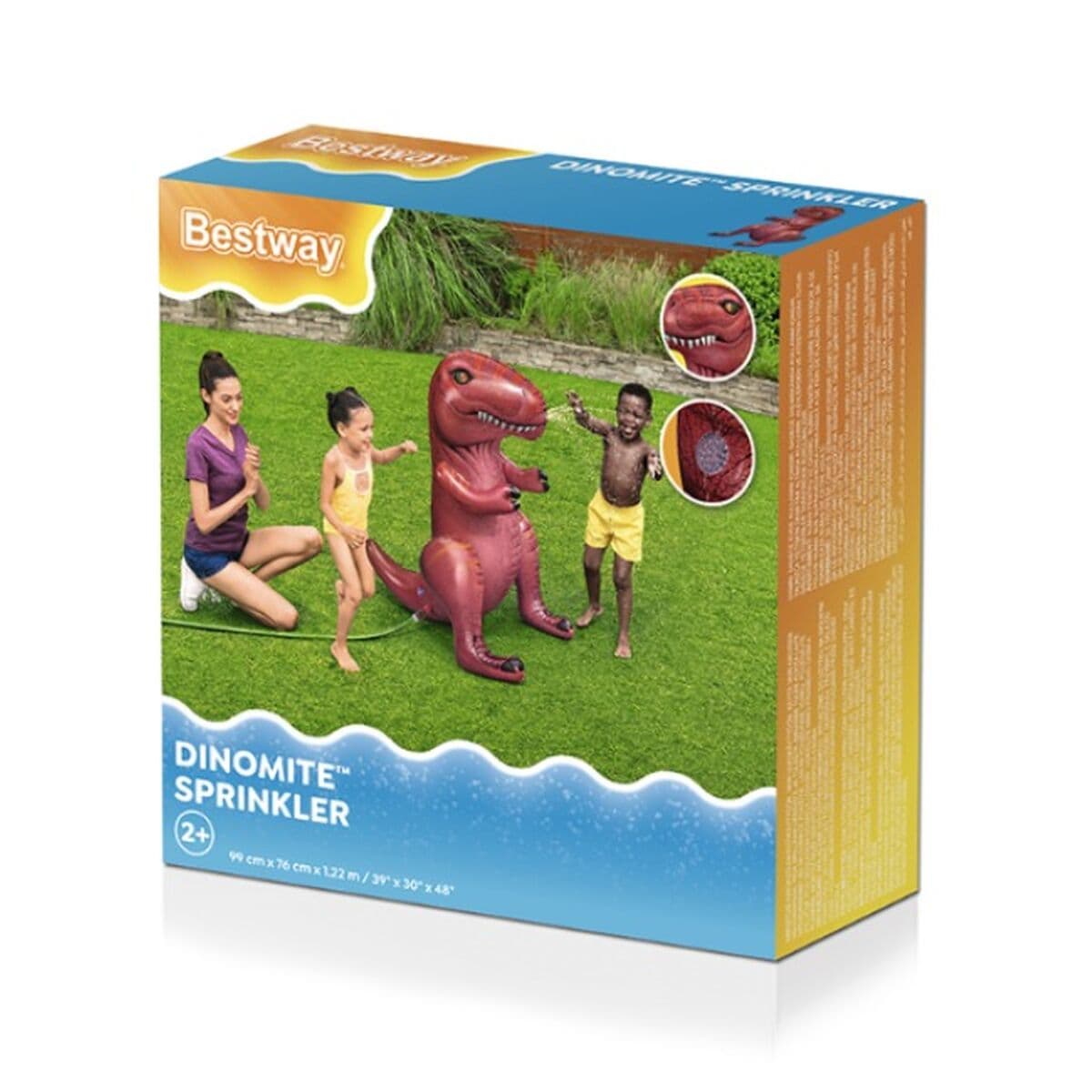 Bestway Aspersor Hinchable Dinosaurio 99x76x122 cm +3 Años Jardin 52294 - Image 4