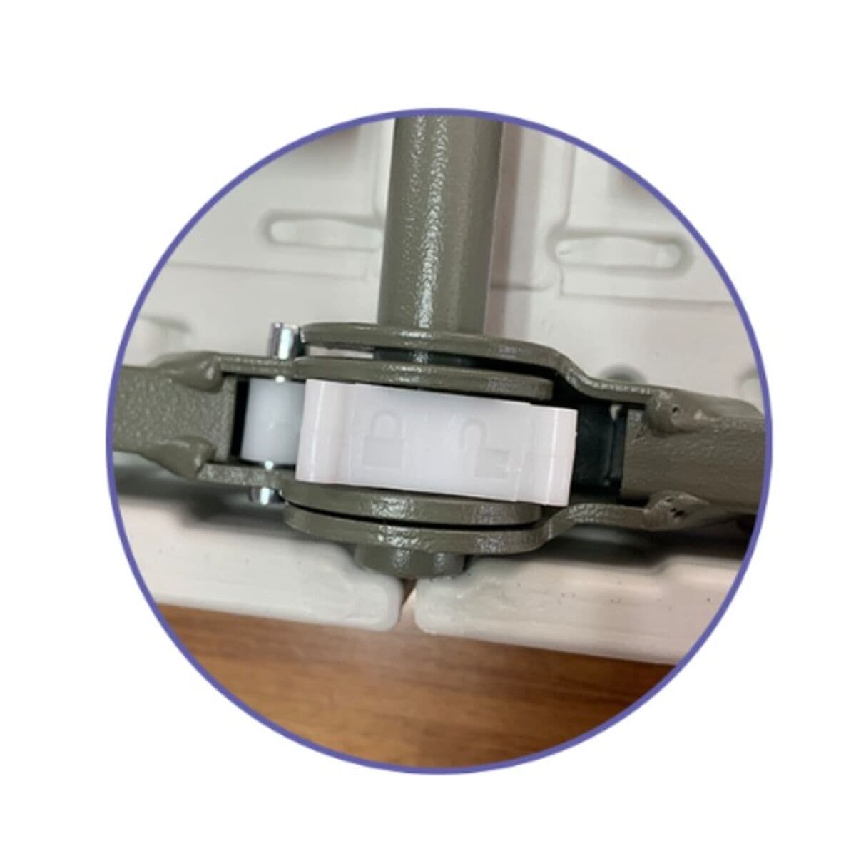 Fällbord Marbueno Grå 70 x 74 x 180 cm - Image 4