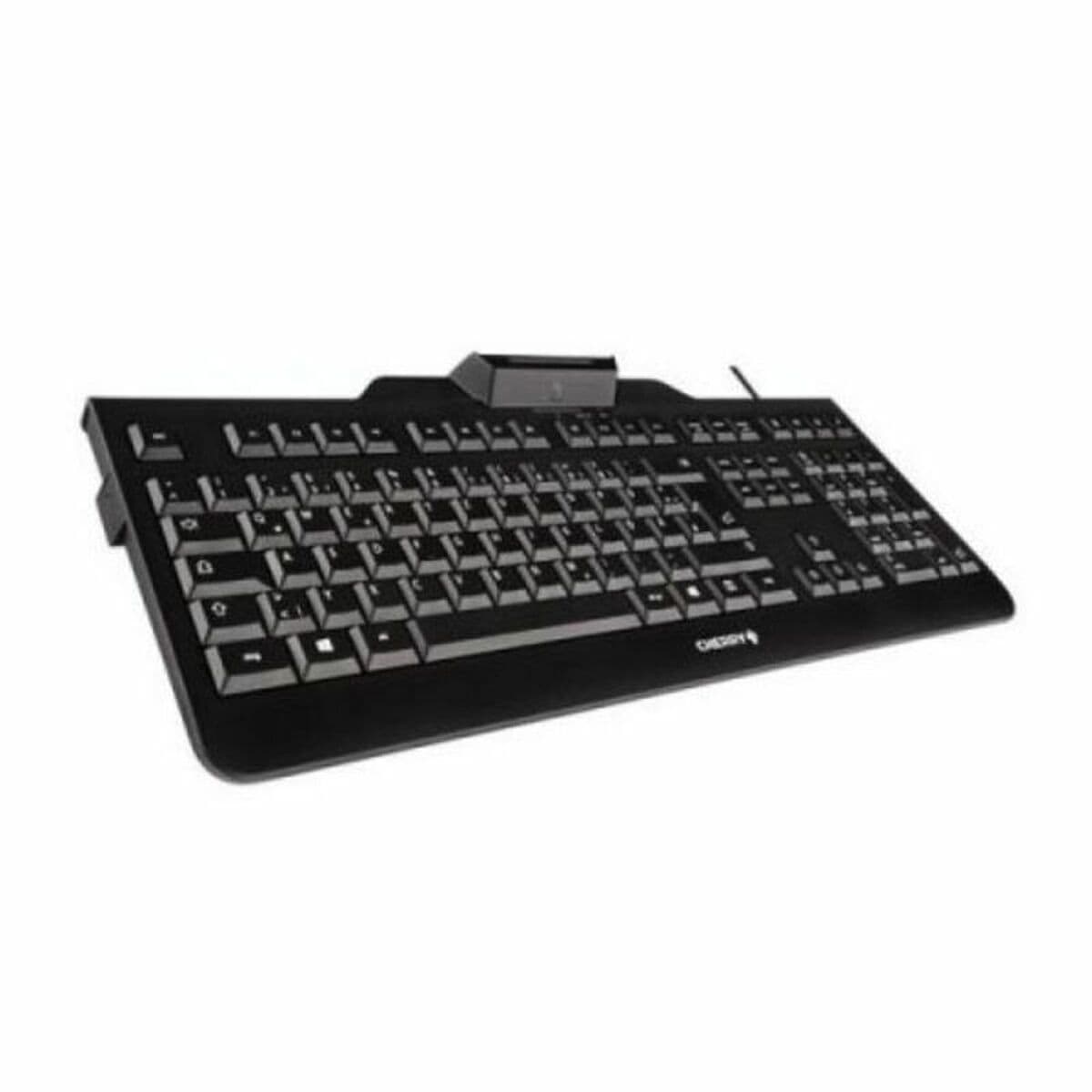 Teclado con Lector Cherry KC 1000 SC Negro QWERTY - Image 3