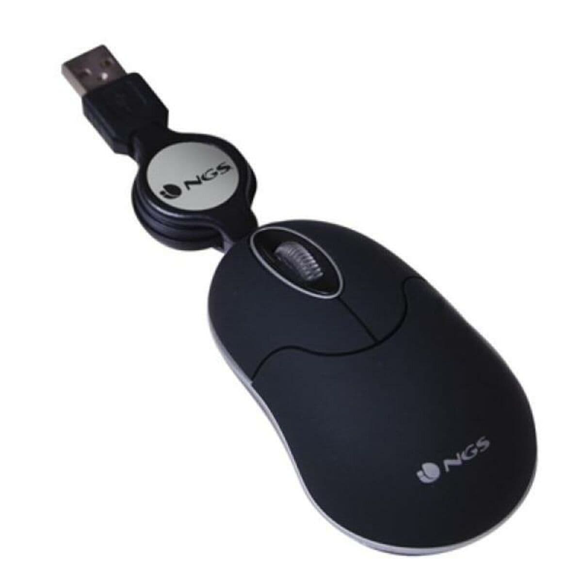 Souris Optique Rétractable NGS SINBLACK Noir - Image 2
