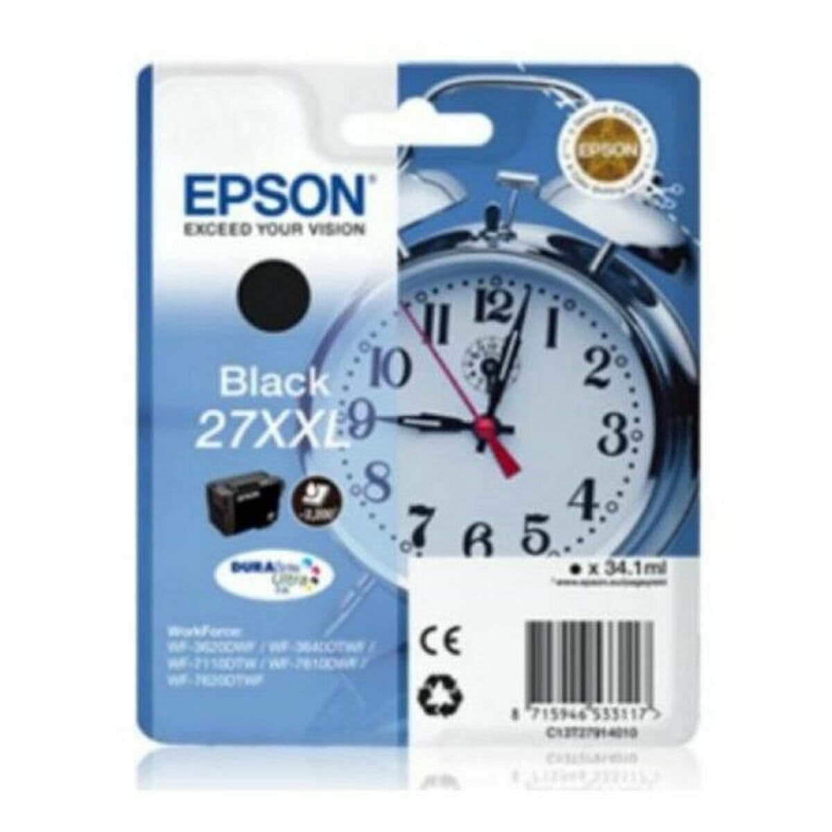 Original Tintenpatrone Epson C13T27914012 Schwarz