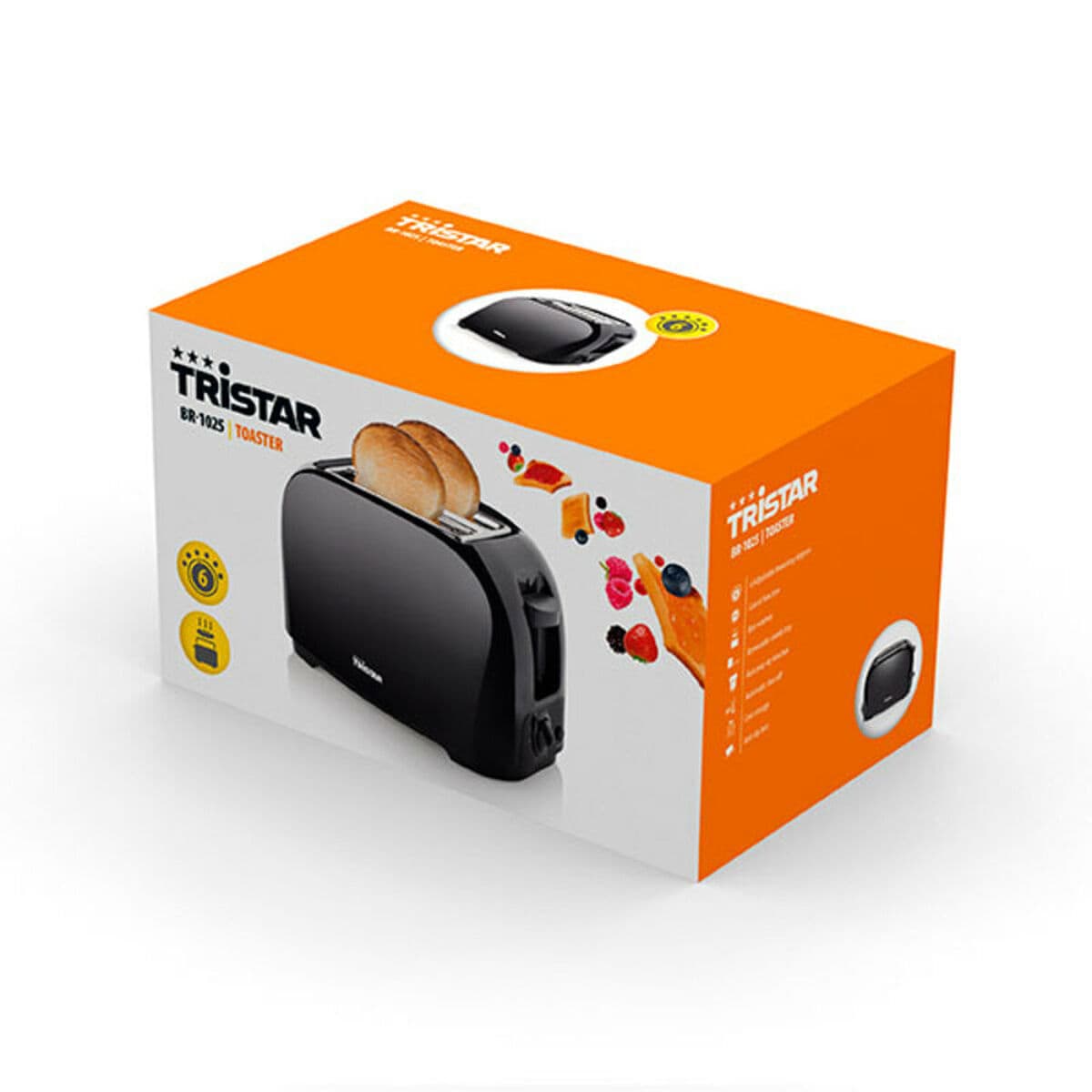 Skrudintuvas Tristar BR-1025 Tostadora Juoda 800 W - Image 5