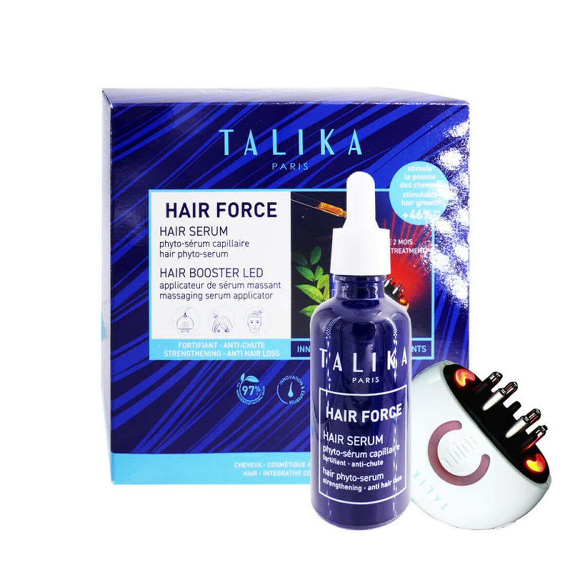 Plakų stiliavimo rinkinys Talika Hair Force Lote Nuo kritimo 2 Dalys