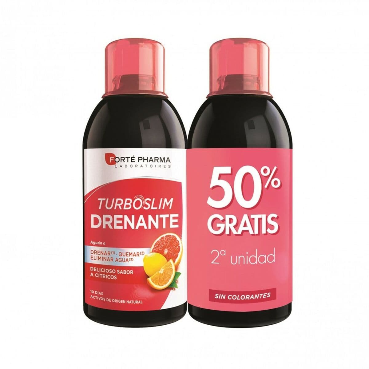 Maisto papildas Forté Pharma Slim Drenante 500 ml Citrinmedis 2 vnt.