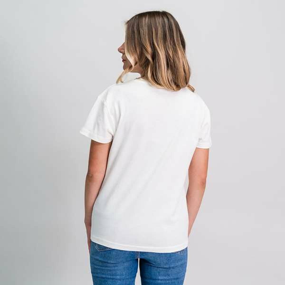 Moteriški marškinėliai su trumpomis rankovėmis Mickey Mouse Balta - Image 3