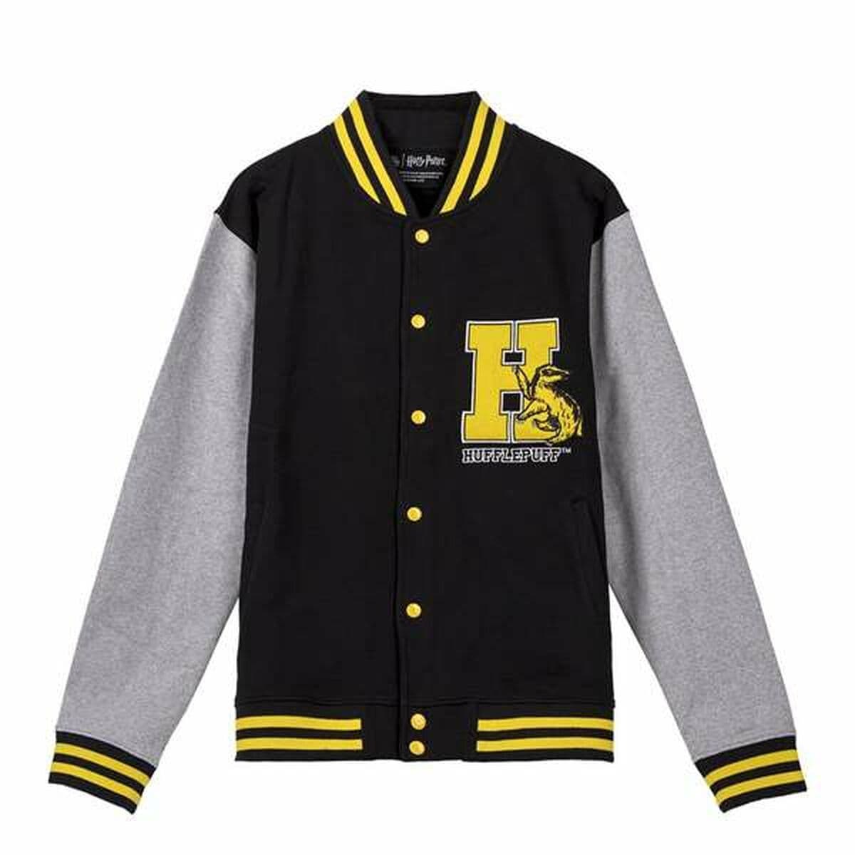 Sudadera sin Capucha Unisex Harry Potter Hufflepuff Negro