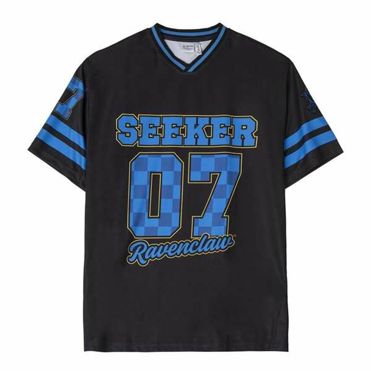 Koszulka z krótkim rękawem Męska Harry Potter Ravenclaw  Czarny