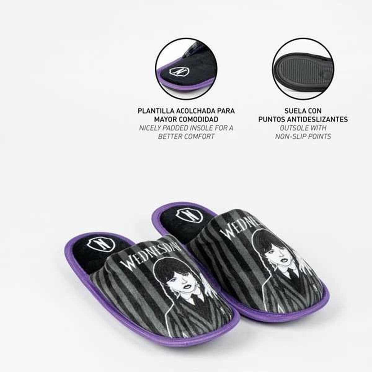 Kapcie Domowe Wednesday Czarny - Image 5