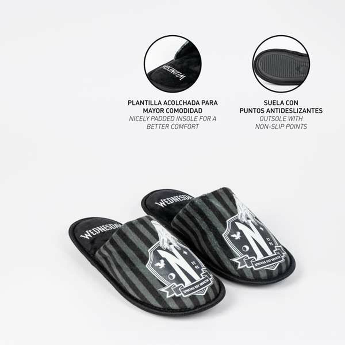 Zapatillas de Estar por Casa Wednesday Negro - Image 5