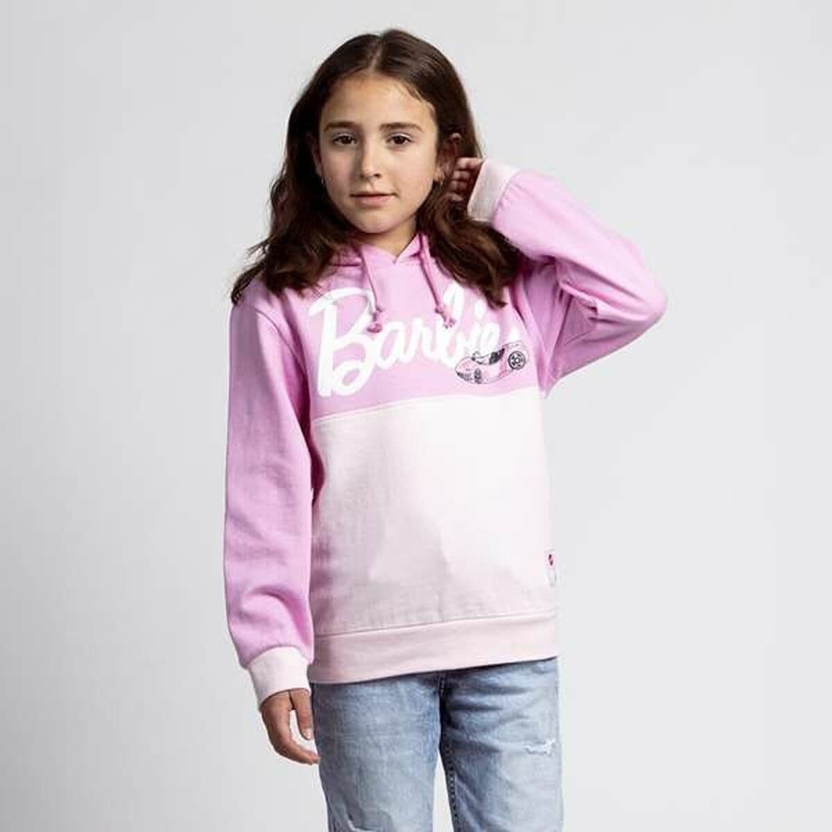 Sudadera con Capucha Niña Barbie Rosa - Image 4