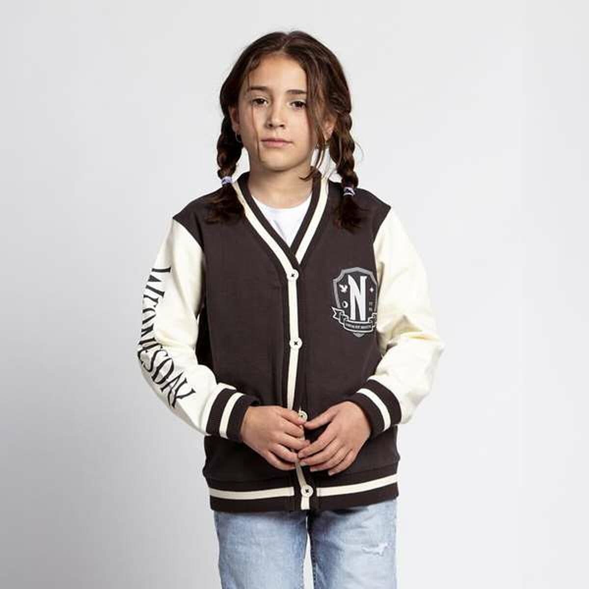 Chaqueta de Chándal para Niños Wednesday Gris oscuro - Image 4