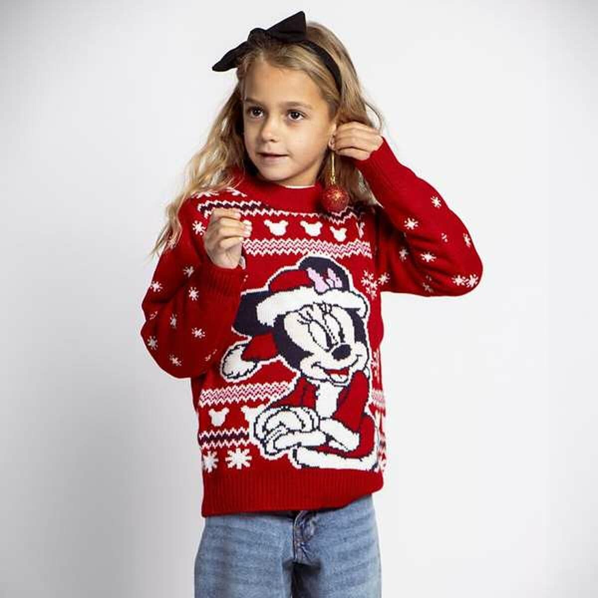 Unisex Pullover Minnie Mouse Rot - Image 4