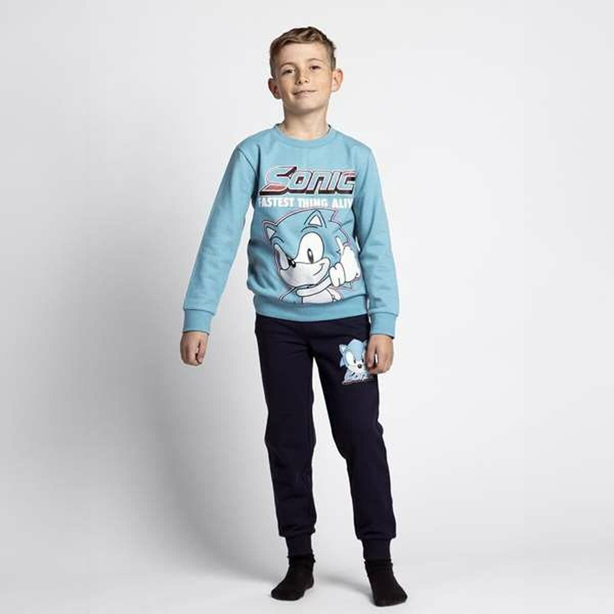 Kinder-Trainingsanzug Sonic Dunkelgrün - Image 4