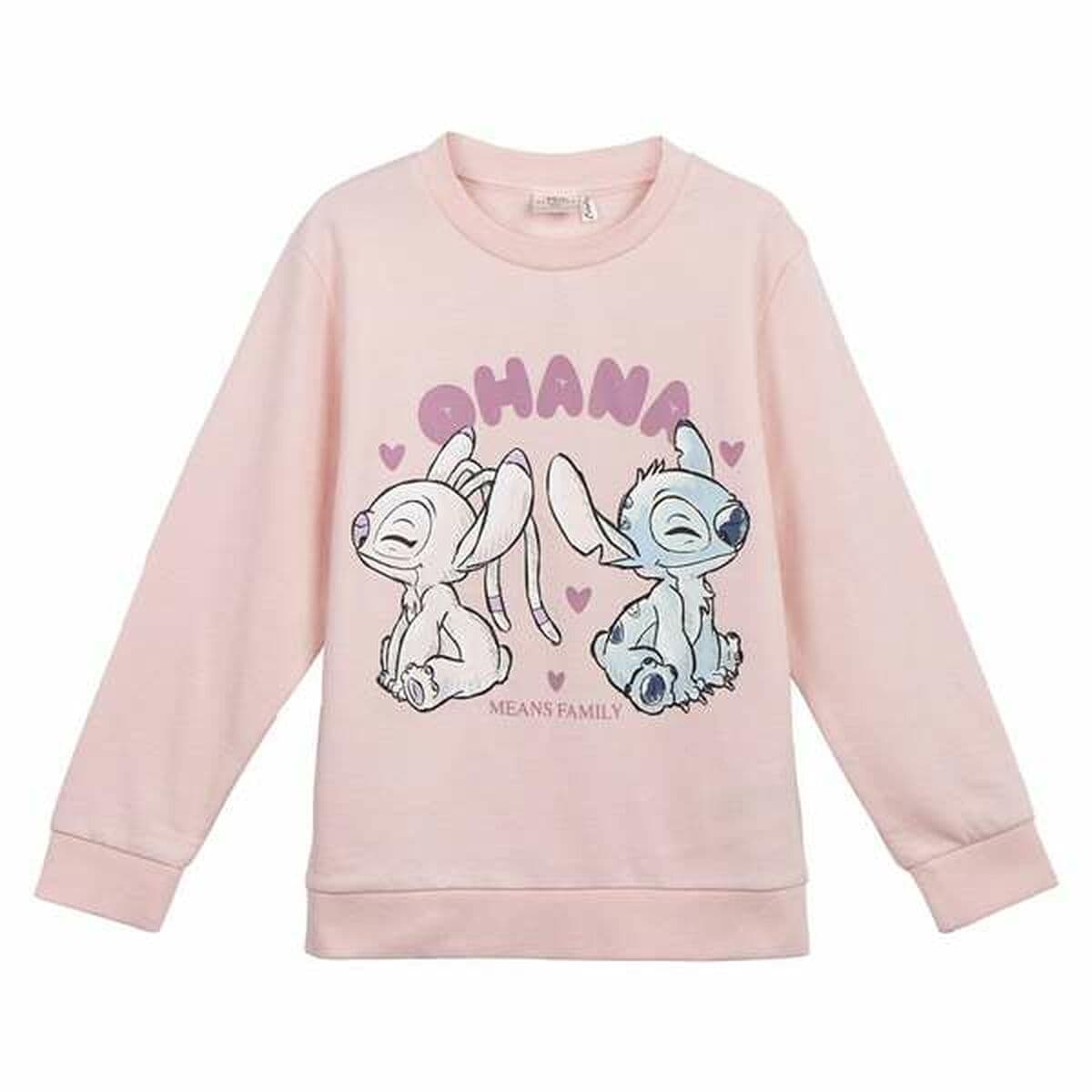 Sudadera Infantil Stitch Rosa