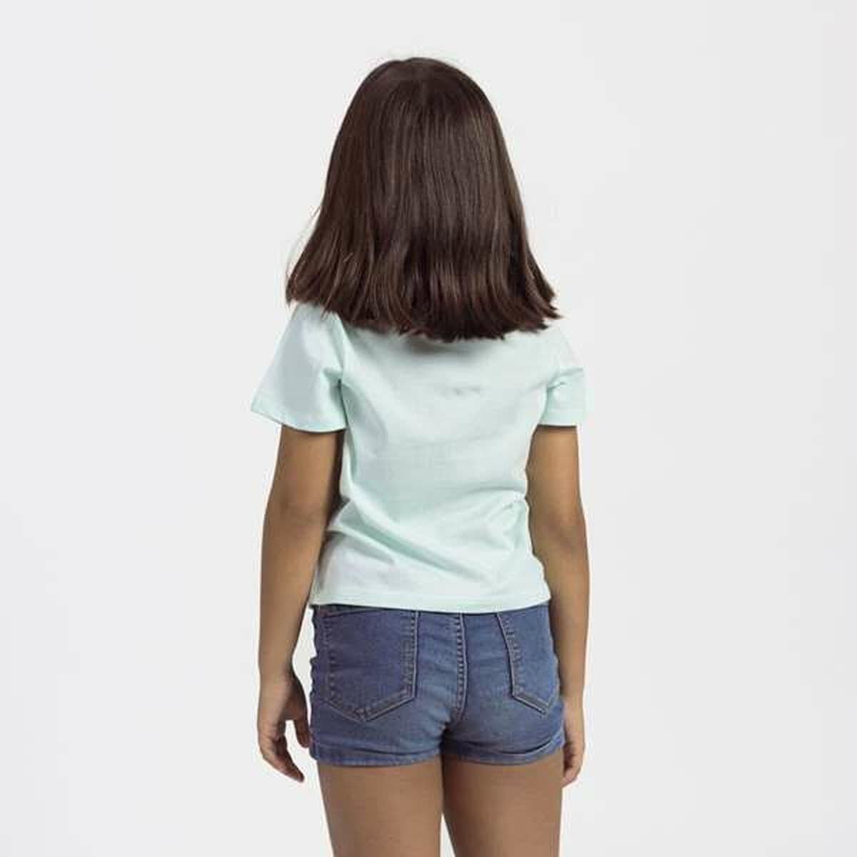 Tricou cu Mânecă Scurtă pentru Copii Stitch Verde Turquoise - Image 4