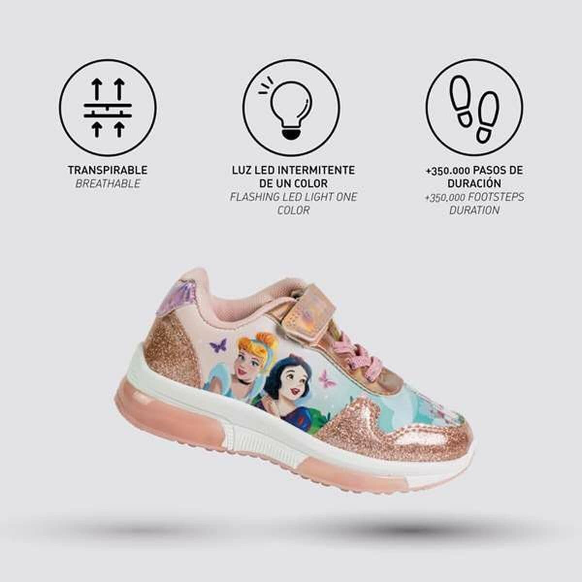Zapatillas Deportivas Infantiles Disney Princess Rosa - Image 4