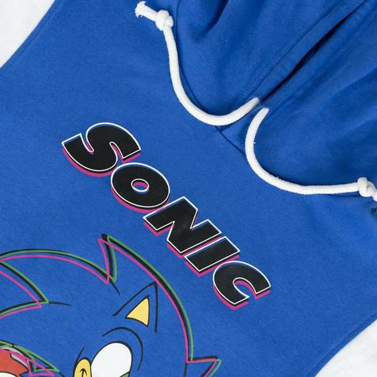 Jungen Sweater mit Kapuze Sonic Blau - Image 3