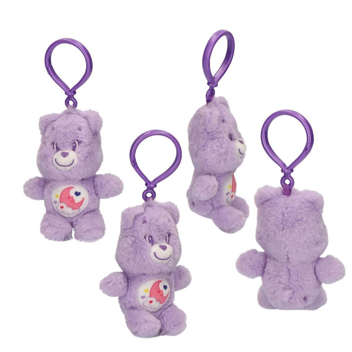 Mielas žaislas - raktų pakabukas Care Bears Purpurinis