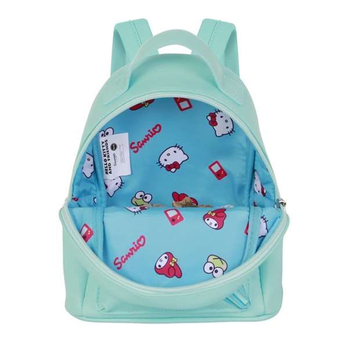 Mochila Escolar Hello Kitty Turquesa - Image 4