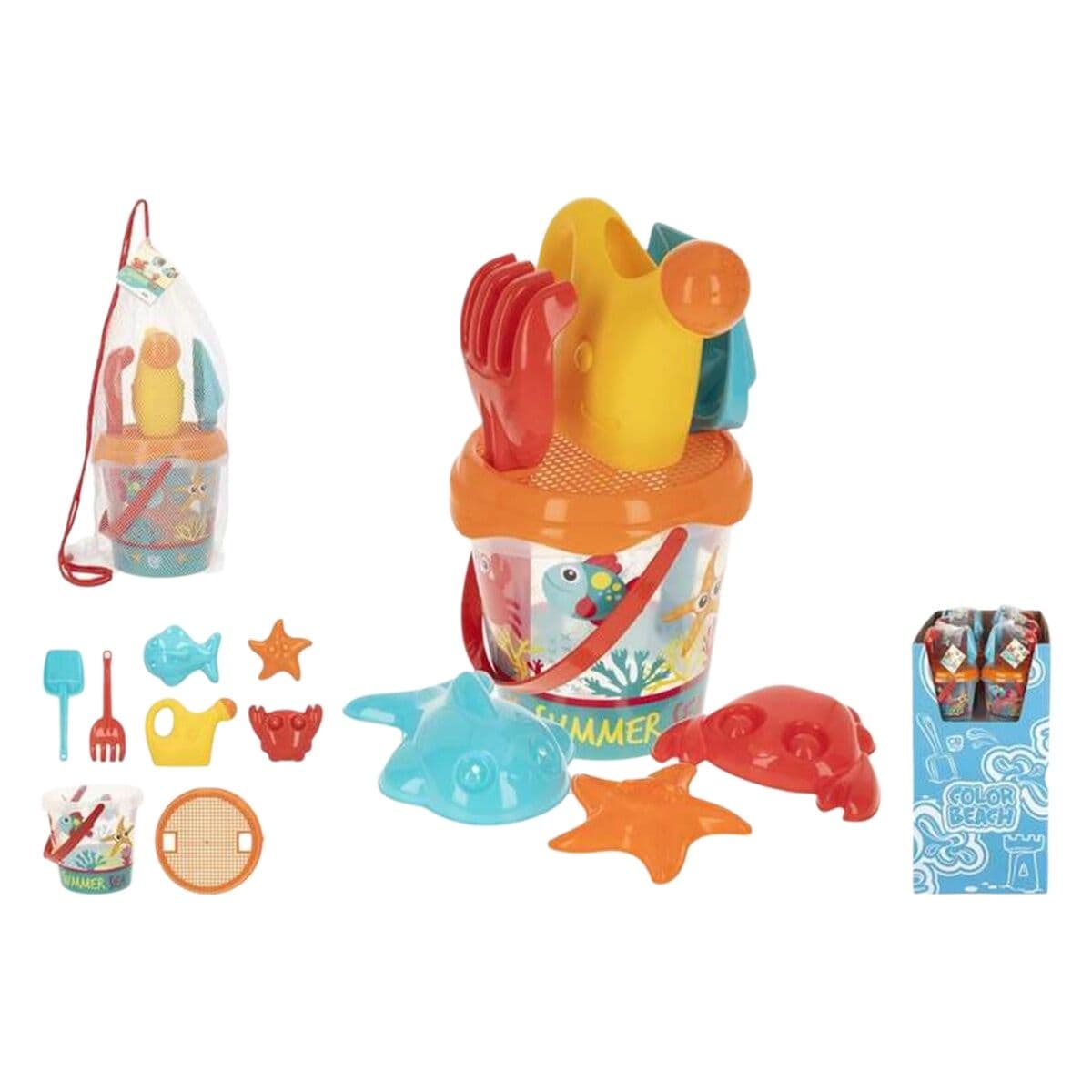 Set de Juguetes de Playa Colorbaby 18 cm