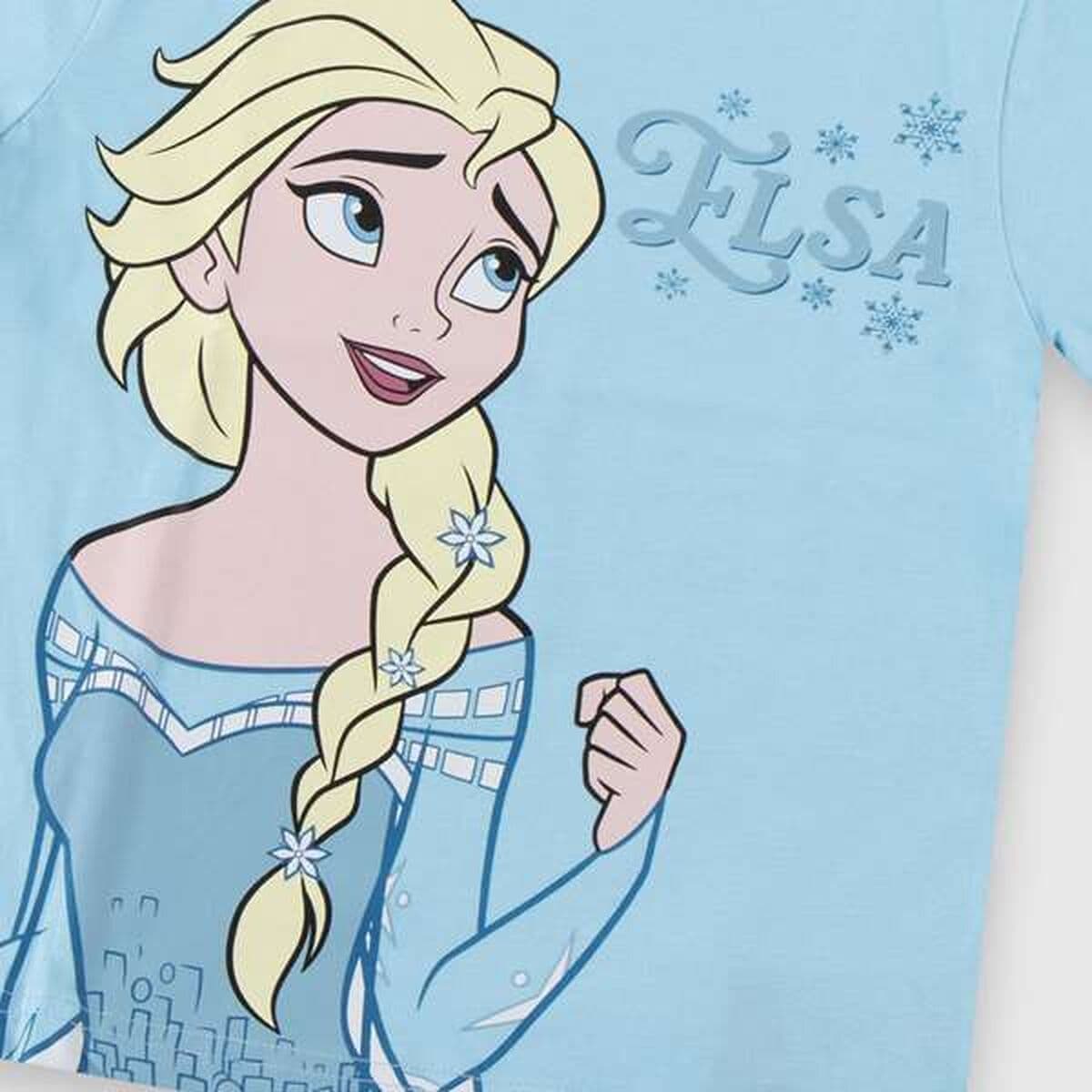 Kurzarm-T-Shirt für Kinder Frozen Hellblau - Image 3
