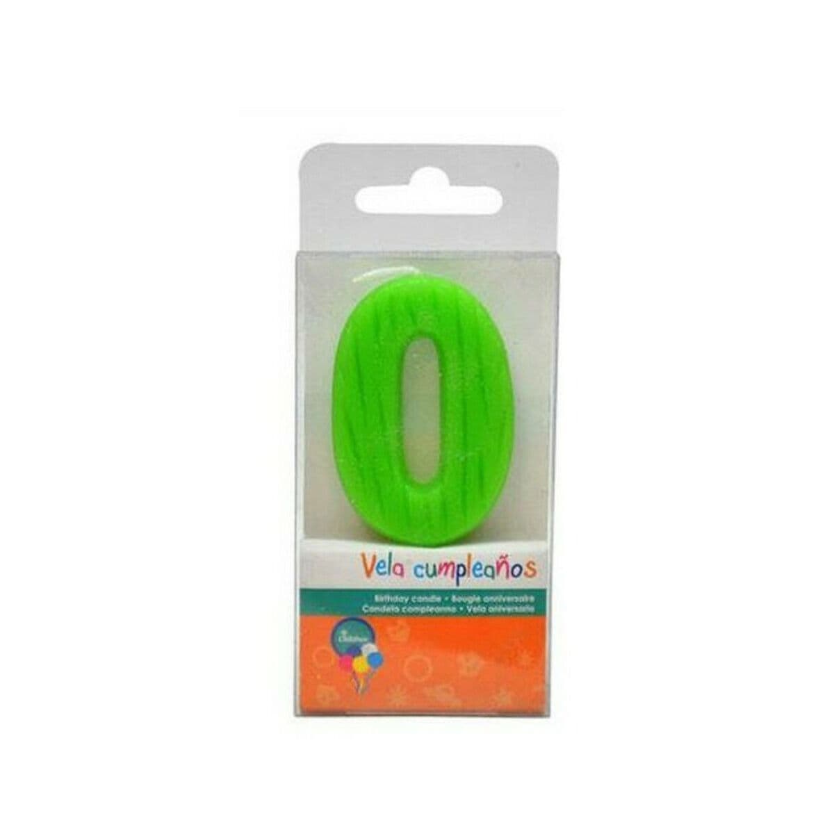 Žvakė Gimtadienio Numeriai 0 (12 vnt.) - Image 3