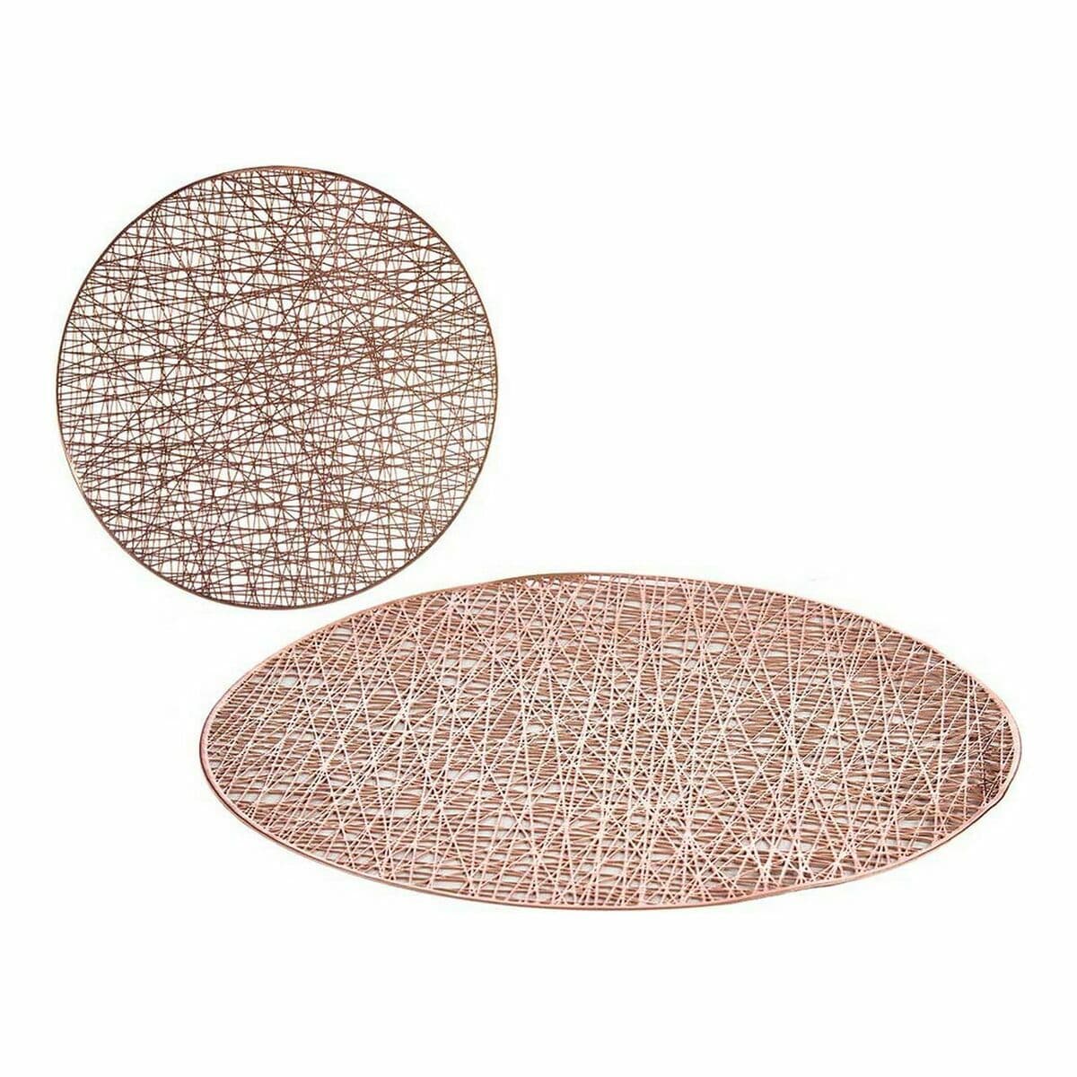 Bordsunderlägg Kinvara Rosa Plast Ø 38 cm (12 antal) - Image 3