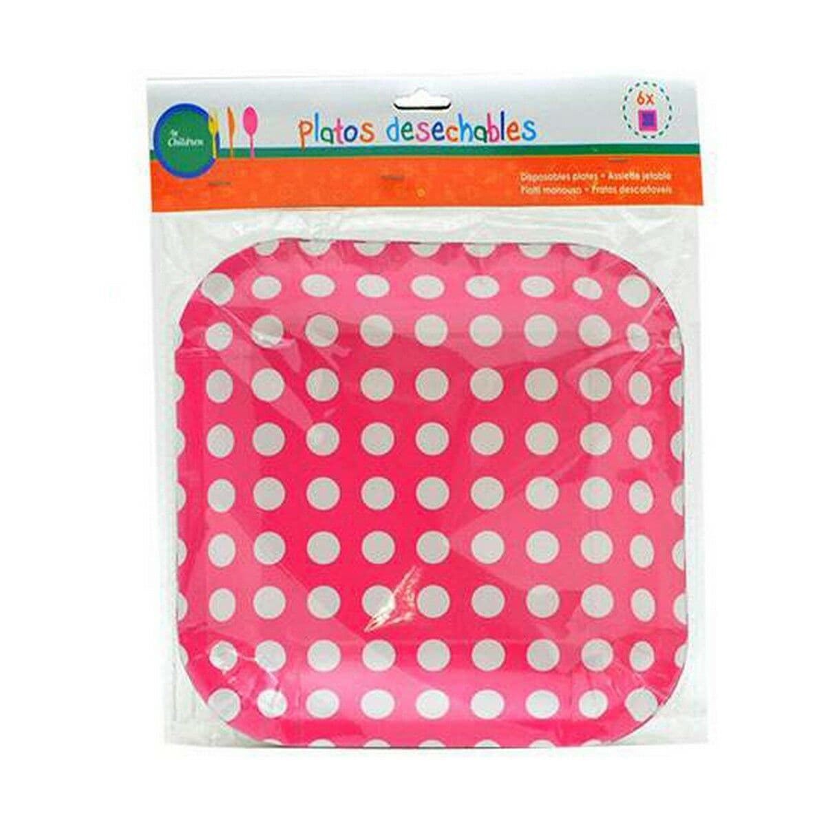 Set de farfurii Puncte De unică folosință 24 x 2 x 19 cm (12 Unități) - Image 3