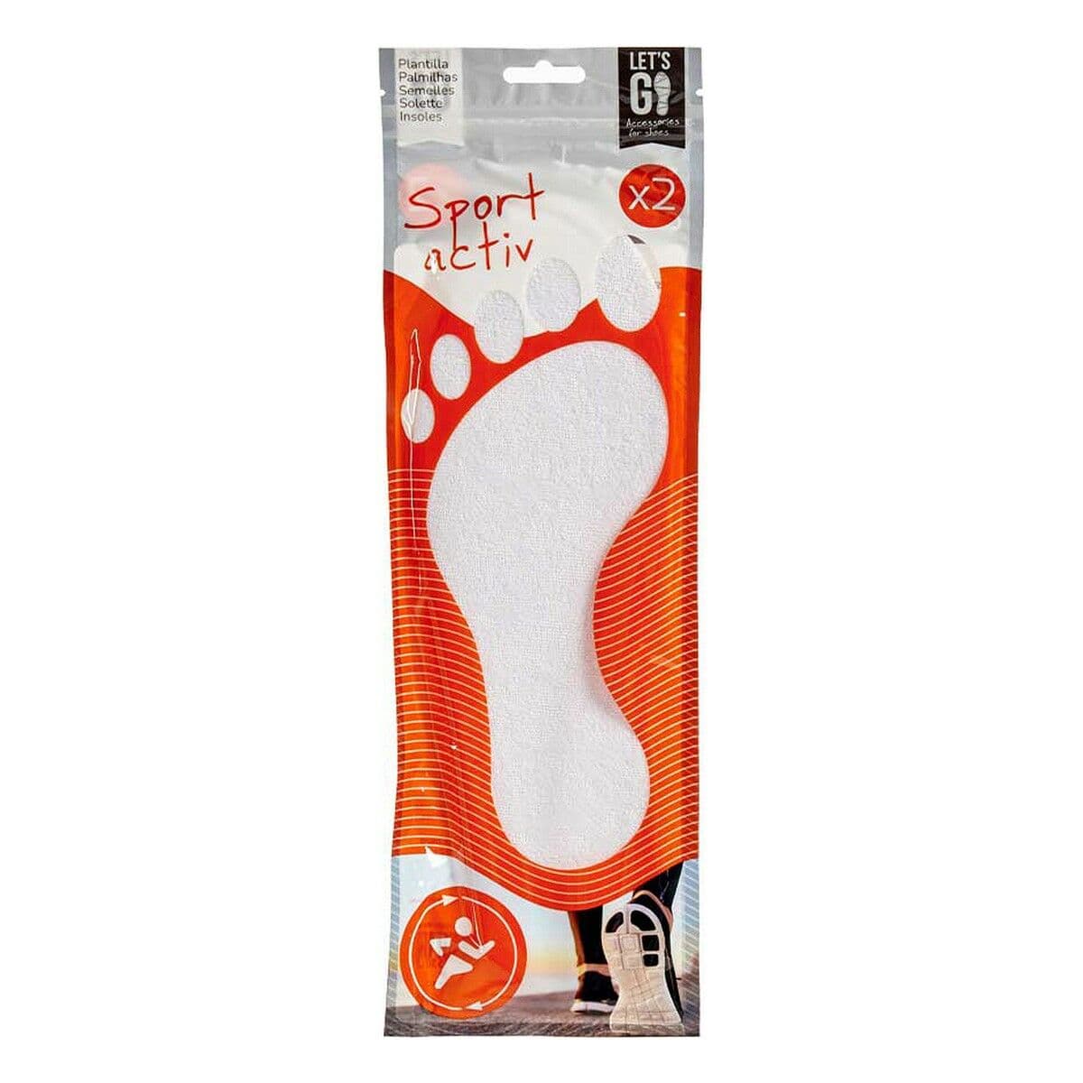 Sjablonger Sport Hvit Bomull Plast Latex 9,5 x 29,5 cm 11,5 x 0,5 x 36 cm (12 enheter) - Image 3