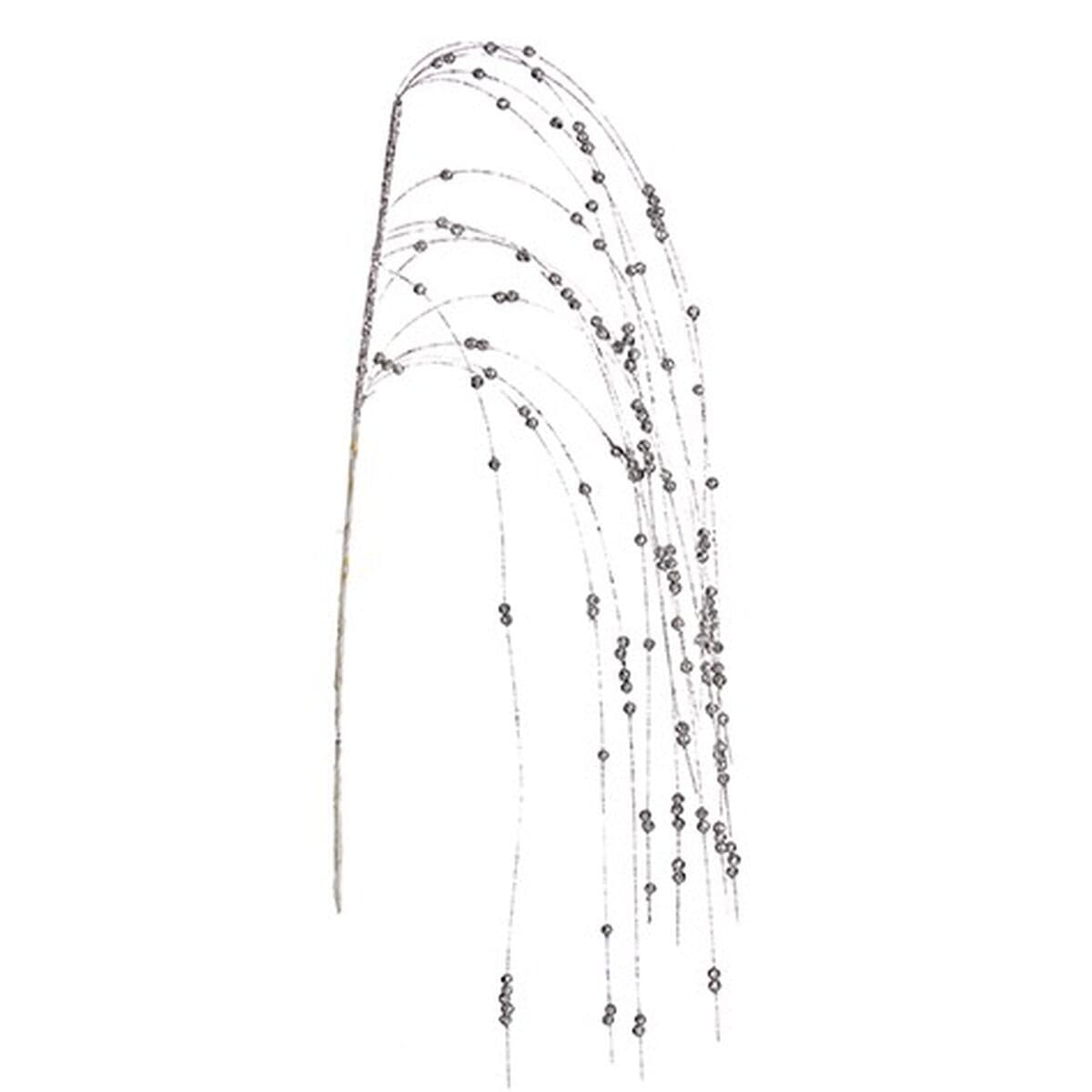 Šaka Krist+ Sidabras Uogos 100 x 3 x 5 cm (24 vnt.) - Image 2