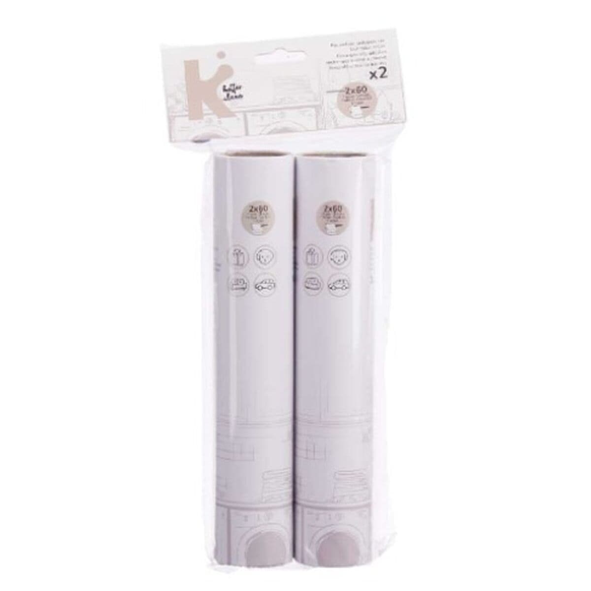 Fusselentferner Weiß 24 x 19 cm 14 x 31 x 4,5 cm Ersatzteil (12 Stück) - Image 4