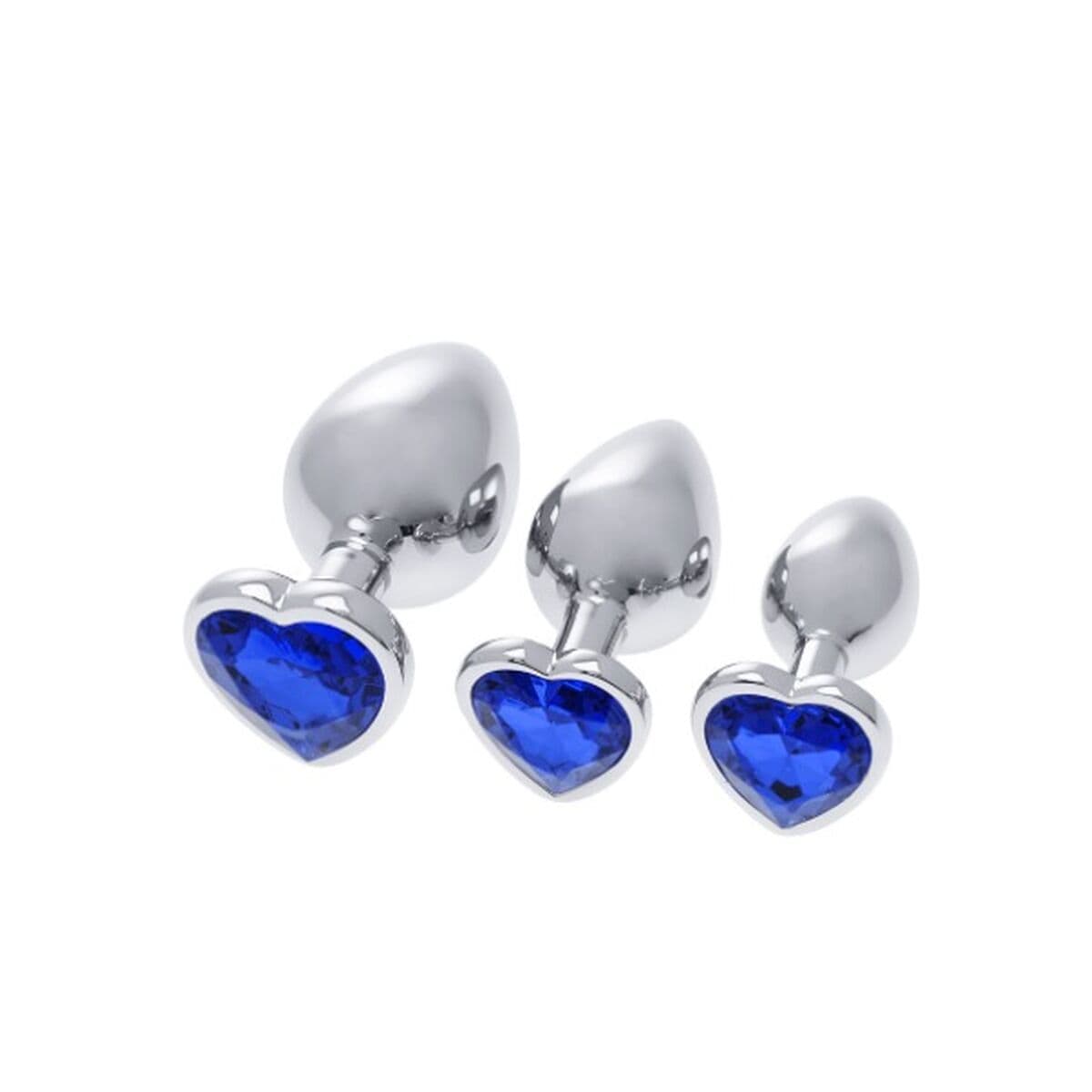 Plug Anal S Pleasures Azul Plateado - Image 2