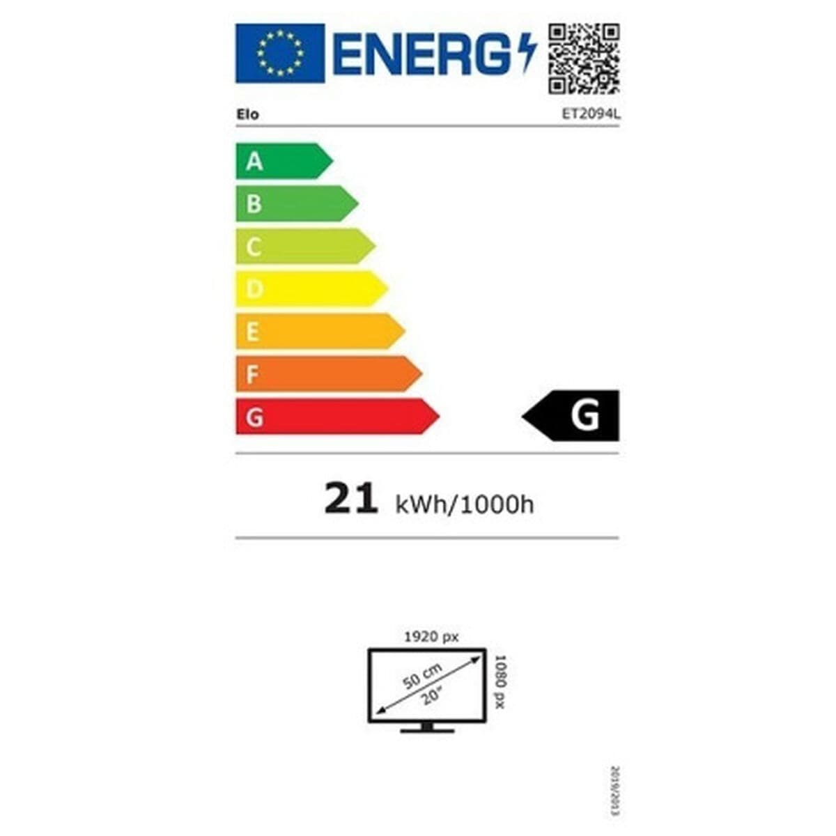 Écran Elo Touch Systems 2094L Full HD 19,5" 50 Hz - Image 3
