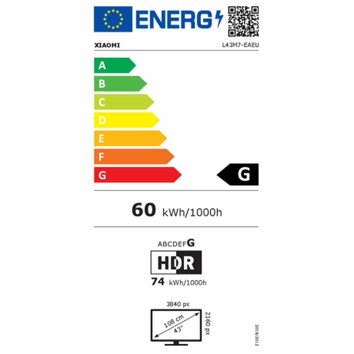 TV intelligente Xiaomi 43A2 43" 4K Ultra HD LED - Image 8
