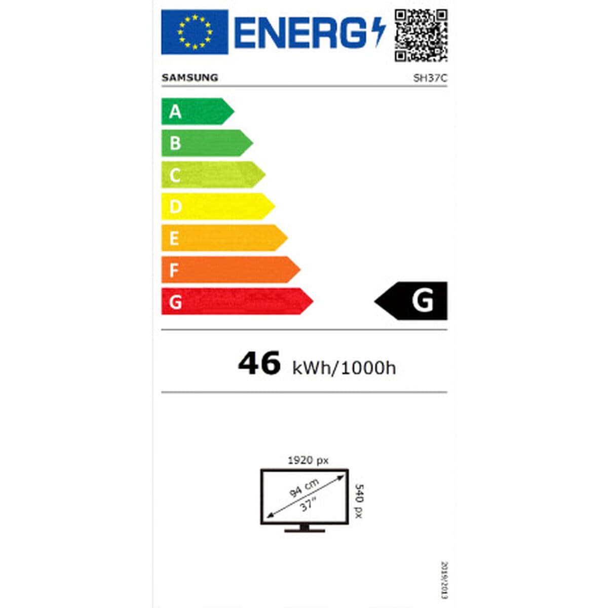 Moniteur Videowall Samsung SH37R-B 37" - Image 10