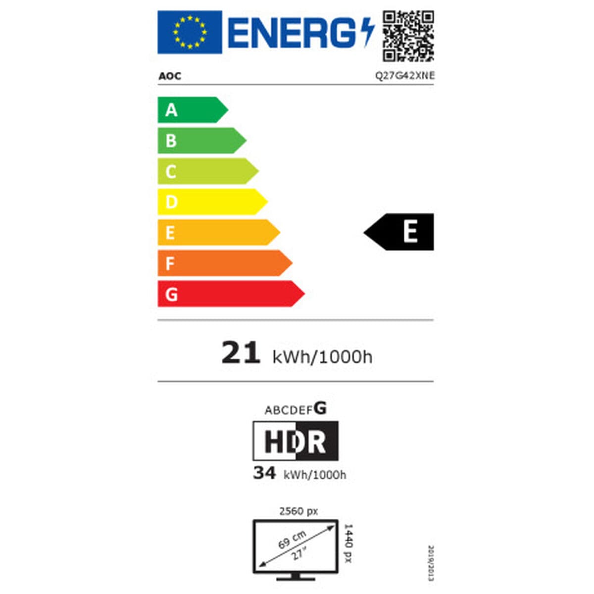 Écran AOC Q27G42XNE LED 27" - Image 11