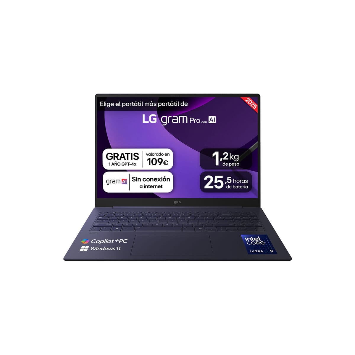 Laptop LG 16Z90TS-G.AU99B 16" 32 GB RAM 1 TB SSD - Image 2