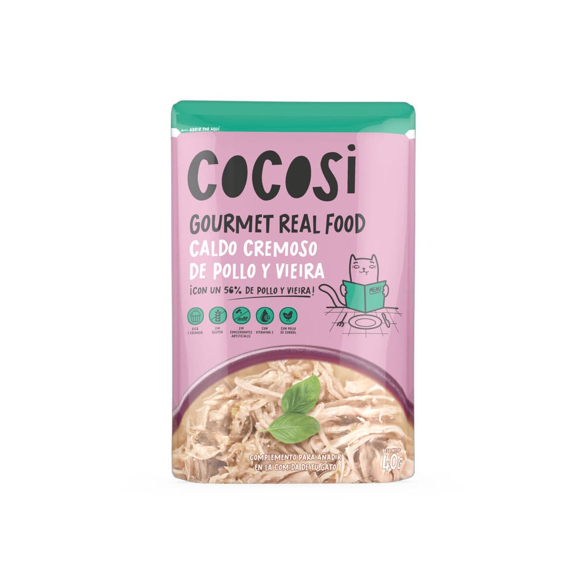 Mačja hrana Cocosi Gourmet Real Food 40 g 12 kom. - Image 2