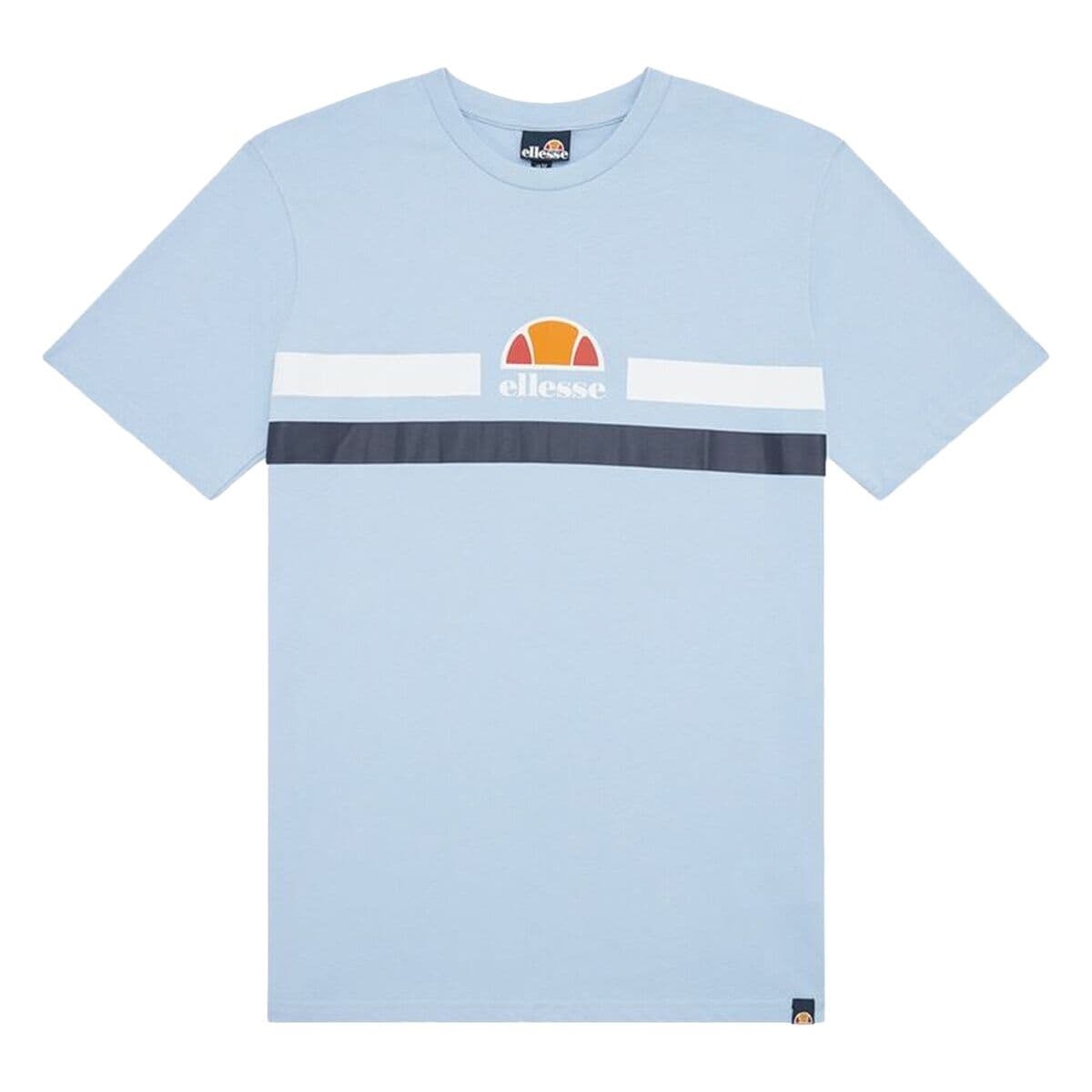 Camiseta de Manga Corta Hombre Ellesse Aprel Cian