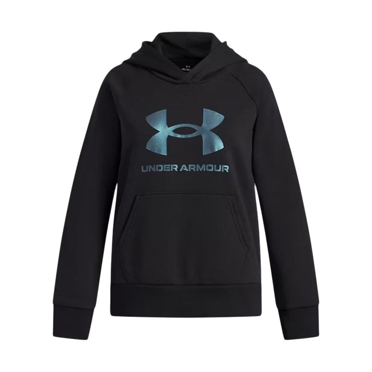 Sudadera con Capucha Niña Under Armour Rival Flc Shimmer Hdy Negro