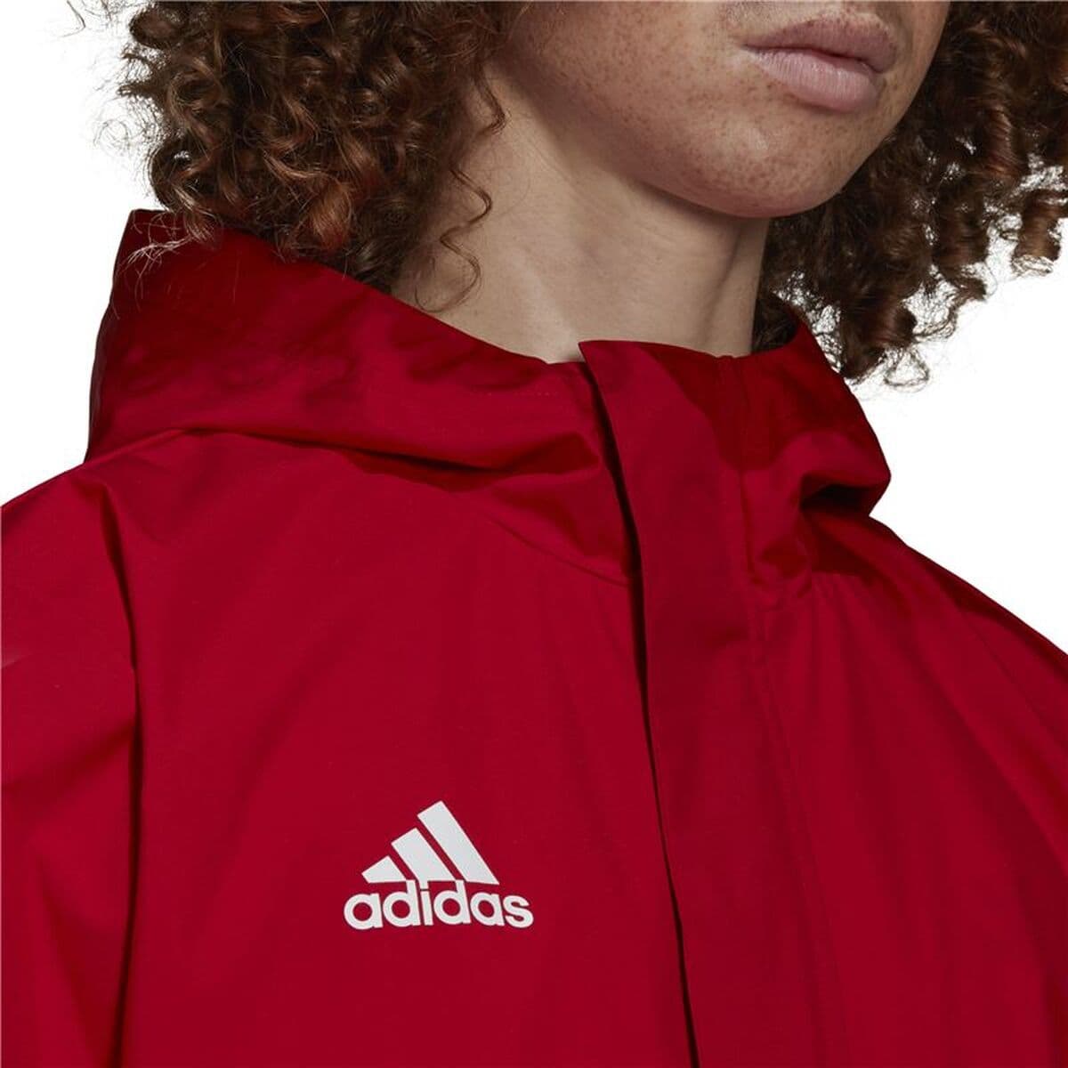 Sportjackefür Herren Adidas Entrada 22 Rot - Image 4